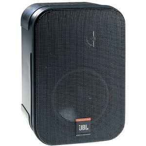 JBL Control One 2-weg monitorluidsprekersysteem in zwart - Compact formaat, robuuste behuizing, 25-200 Watt, 100 mm woofer en 12 mm tweeter, inclusief wandbevestigingen