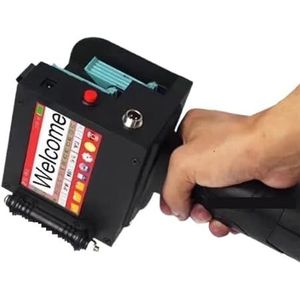 5CM Bar Batch Code Variabele Datum Serienummer Vervaldatum Label Online Masker Handjet Handheld Thermische Inkjetprinter,Soepele werking(1printer2 black ink)