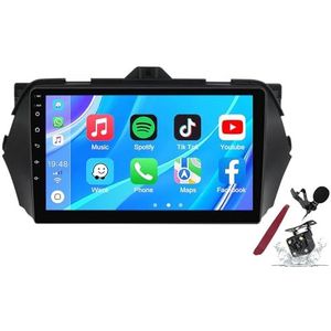 Android 14 Autoradio Sat Navi voor S-uzuki Ciaz (2014-2018) 9 Inch Touchscreen Multimedia Speler met Draadloze Carplay GPS Navigatie FM RDS Bluetooth 5G-WiFi SWC DSP,M100s