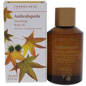 L'Erbolario Ambraliquida lichaamsolie voor zachte huid, per stuk verpakt (1 x 125 ml)