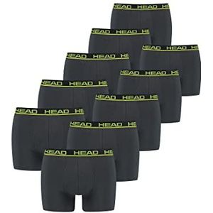 HEAD heren boxer shorts, 009 - Phantom / Lime, XL