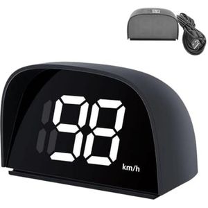 Head Up Display Auto GPS HUD Sigarettenaansteker / 5V USB Nauwkeurige snelheidsbewaking Dual Chip Head-up Display (White KM USB)