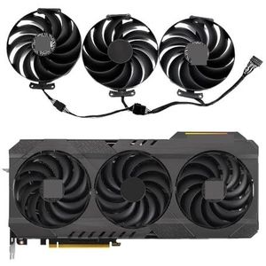 FD10015M12D RTX4090 GPU-koeler, grafische kaartventilator, voor ASUS TUF RTX 4090 4070 Ti SUPER GAMING OG OC, videokaartkoeling(3-Fan)