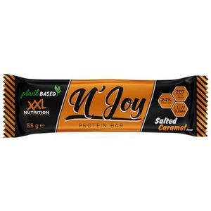 XXL Nutrition - N'Joy Vegan Protein Bar - Eiwitrepen & -snacks, Proteïne repen - Eiwitreep Salted Caramel - 1 Reep