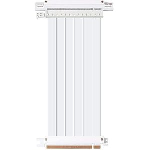 Allowish Full Speed 3.0 PCIE X16 Riser Kabel Videokaart Verlengkabel GPU PCI-E flexibele afgeschermde extender (100 cm, één omgekeerde wit)