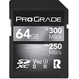 ProGrade Digital SDXC UHS-II V90 300R-geheugenkaart (64 GB)