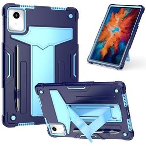 Tablet PC-hoes Kinderhoes compatibel met Lenovo Tab M11 TB-330FU/Lenovo Xiaoxin Pad 2024 TB-331FC Tablethoes Tab M11 11 inch met standaard, drie-in-één onbreekbare schaal, valbestendig Bescherming(Nav