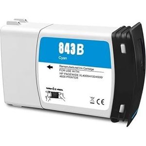 Geschikt for H-*0P 843A 843B inktpatronen PageWide XL4000 XL5000 5100 hogesnelheidsprinter en(843B-C)