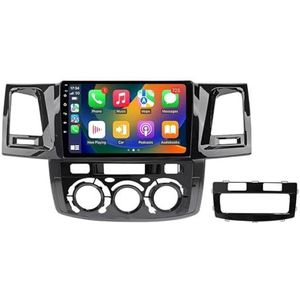 Android autoradio voor Toyota Fortuner Hilux 2007-2015, 9 inch touchscreen autoradio Autoaccessoires met GPS Bluetooth FM RDS HiFi WiFi(F1 1+32G)