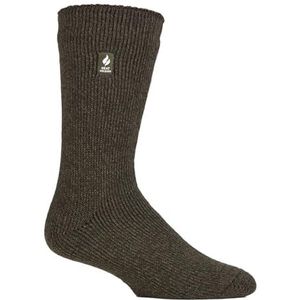 HEAT HOLDERS - Heren en dames 2,3 tog originele thermische sokken | 3 maten | Dikke warme pluizige geïsoleerde sokken voor de winter | Ideaal voor Raynauds, Bos Groen, 40-44 EU