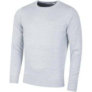 Calvin Klein Heren trui met ronde hals - Lichtblauw Gemêleerd - XXL