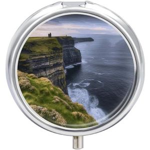County Clare The Cliffs Pillendoosje Pil Case Pil Organizer Geneeskunde Pil Organizer Wekelijkse Pil Organizer Pil Houder Kleine Pil Case Pil Containers Pil Houder voor Portemonnee