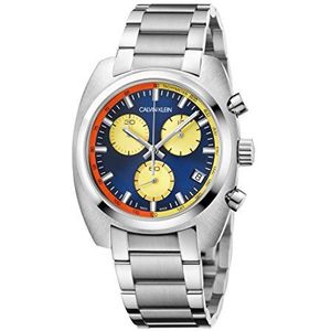 Calvin Klein heren chronograaf kwarts horloge met roestvrij stalen armband K8W3714N