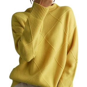 EsprAL - Gebreide Trui - Kasjmier-mix - Oversized - Ronde Hals