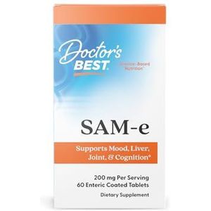 Doctor's Best: SAM-E 200 - 60 maagsapresistente tabletten