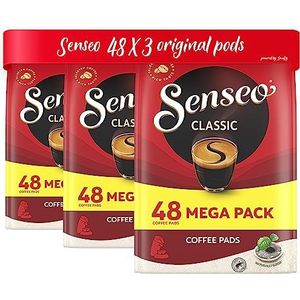 Senseo Koffiepads Classic/Klassiek, verpakking van 3 à 48 pads, 144 pads