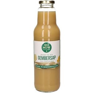 Pure Gembersap 750ml | Gemberthee | Gembershot | Gemberconcentraat | Biologisch | Go Now