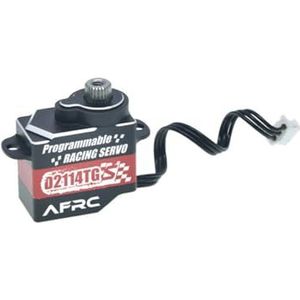 11G Programmeerbare Micro Super Mute Metalen Stuurservo voor Mini Z 1/28 1/24 RC Auto RC Vliegtuig met vaste vleugel Vliegtuig, Robot, RC Helikopter (ZH1.5 Plug, Rood)