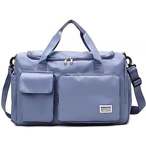 Sporttas Reistas Handheld Grote Capaciteit Licht Draagbare Gym Bag Bagage Bag, Blauw, 50x28x21cm