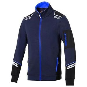 Sparco Full Zip Tech, Lichtblauw, XS