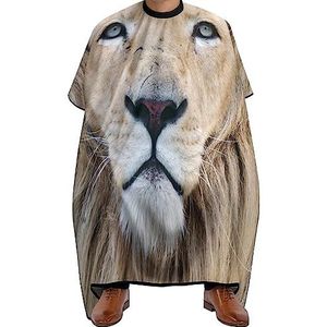 Kapperscape Leeuwenkop Barber Cape Verstelbare Haartondeuscape Professionele Haar Salon Cape Voor Kappers Huishouden Volwassenen 140 x 168 cm