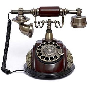 Rotary Dial Telefoons Europese Stijl Oude Retro Thuiskantoor Telefoon Vaste Roterende Wijzerplaat