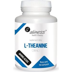 L-theanine 200 mg 100 capsules vege caps aliness