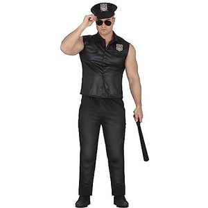 Hoer & Stripper & Bunny & Playboy Kostuums | Sexy Stripper Politie | Man | Maat 52-54 | Carnaval kostuum | Verkleedkleding
