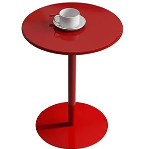 Prachtige ijzeren kleine ronde tafel, melktheewinkel/café salontafel, thuiswoonkamer Scandinavische hoektafel, eenvoudig nachtkastje in meerdere stijlen (Kleur: H, Maat: 40x50cm)