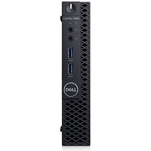 Dell OptiPlex 3060 2,1 GHz Mini PC zwart Mini PC, VW9T1 (Refurbished)