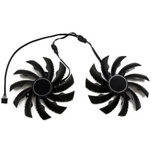 95MM PLD10010S12H GTX1660Ti GTX 1650 voor Gigabyte voor RTX2070 RTX 2060 SUPER 2070 WINDFORCE OC-kaartkoelventilator(2-Fan)
