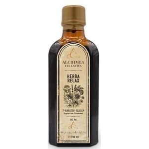 Herba Relax Kalmerende kruidentinctuur met valeriaan, lavendel en citroenmelisse, bevordert de innerlijke balans en spijsvertering, van biologische teelt, voor snel effect