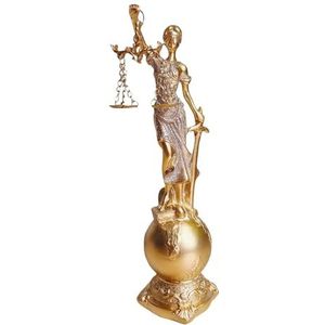 syayw Hars Justitie Lady Standbeeld - Decoratie Godin Van Justitie, Justitie Dame Standbeeld, Griekse Romeinse Engel Blinde Gerechtigheid Standbeelden voor Woonkamer, Slaapkamer, Huis,