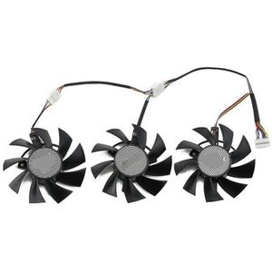 IFFSUEVL Grafische kaartkoeler FD8015U12D 7-polig voor GTX1660 RX5700 RX5700XT (3 stuks)