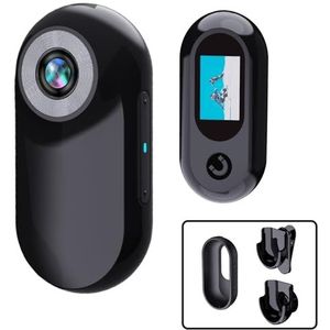 Xilecam Mini Action Cam1080P en 32GB Geheugenkaart Helmcamera Motorfiets Bodycam Mini Camera Multifunctionele Accessoires Body Cam