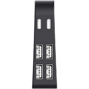 Hub Adapter voor Gaming Console USB Hub 6-in-1 Uitbreiding Verbeterde functionaliteit