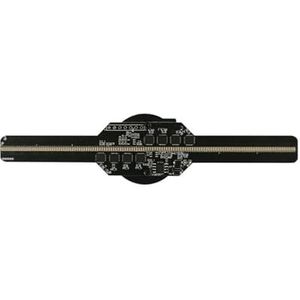 5,5 inch 14 cm 3D holografische projectorventilator en schelpreclameverlichting 128 LED-lichtbord holografische lamp/vierhoekige/zeshoekige schelp Festivalreclamedisplay(14cm fan)