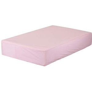 Kaarsgaren Hoeslaken voor het kinderbed, waterdichte lakens voor baby's kinderen, matrassen, Oeko-Tex® standaard 100 (Pink Tencel, 60 x 120 cm)