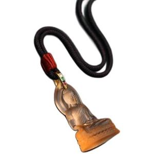 thumbnail: Boeddha Hanger Jade Steen Feng Shui - Geluksbrenger Ketting Amulet Voor Vrouwen En Mannen