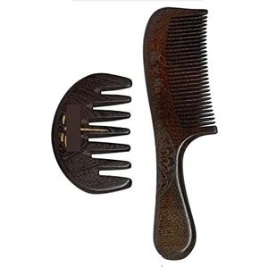 Kam gegraveerd haar gezondheidszorg schrapen kammen 1 stuk (kleur: 1 stuks halve cirkel kam)