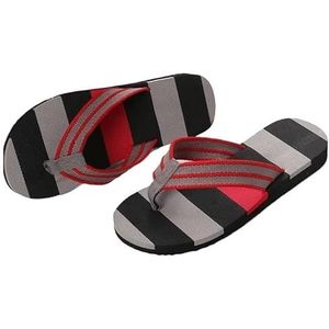 Heren Slippers Heren Gemengde Kleuren Sandalen Heren Slippers Indoor Outdoor Slippers Heren Casual Strandschoenen (Color : GRAY, Size : 43)