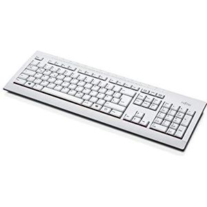 Fujitsu KB521 toetsenbord USB QWERTY Kroatisch, Servisch, Sloveens Grijs