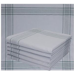 Betz Bundeswehr Zakdoeken XXL Army heren stoffen zakdoeken set afmetingen 50 x 50 cm 100% katoen, grijs, Eén maat