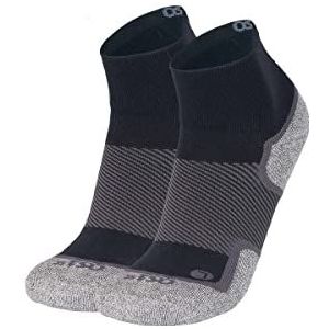 Diabetische en neuropathie niet-bindende wellnesssokken van OrthoSleeve WC4 verbeteren de bloedsomloop en helpen bij oedeem (klein, zwart, Qtr Crew)