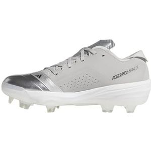 adidas Adizero Impact TPU Silver Speed Baseball Sneakers voor heren, Zilver Metallic Zwart Grijs, 42 2/3 EU