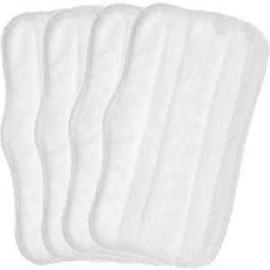 casstaly 4 Pack Stoom Mop Pads Vervanging voor S3101 S3202 S3250 Wasbare Schoonmaak Pad Stoomboot Pad voor Harde Vloeren