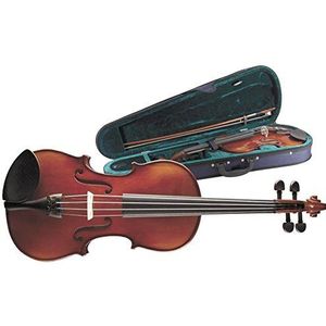 Stagg 16802 3/4 esdoorn viool met Ebony Vingerbord en gevormde behuizing