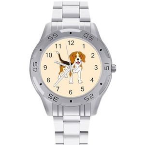 Prideful Beagle Zakelijke Horloges Legering Analoge Quartz Horloge Mode Horloges