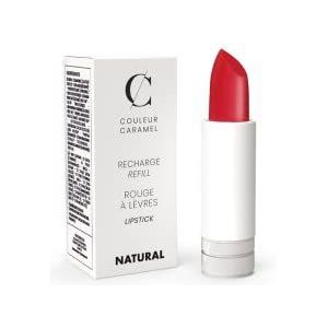 Couleur Caramel - Navulverpakking voor lippenstift, satijn, bio (280 - echt rood)