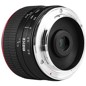 Meike 6.5mm f/2.0 Circulaire Fisheye Lens voor Sony A7 A6000, A6300, A6500, Nex3, Nex3n, Nex5, Nex5t, Nex5r, Nex6, Nex7 Mirroress